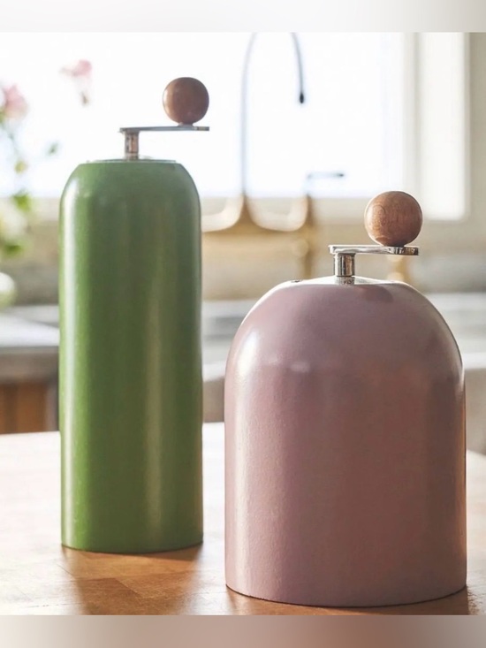 Anthropologie Other - Anthropologie Catania Mango Wood Salt OR Pepper Mill, Pink NWT
